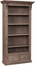 Amish Grand Manor Bookcase